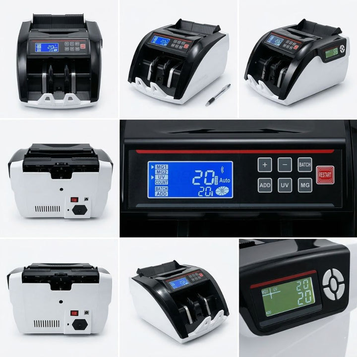 Battery Operated Cash Counting Machine – Multi-Currency with UV, MG ...